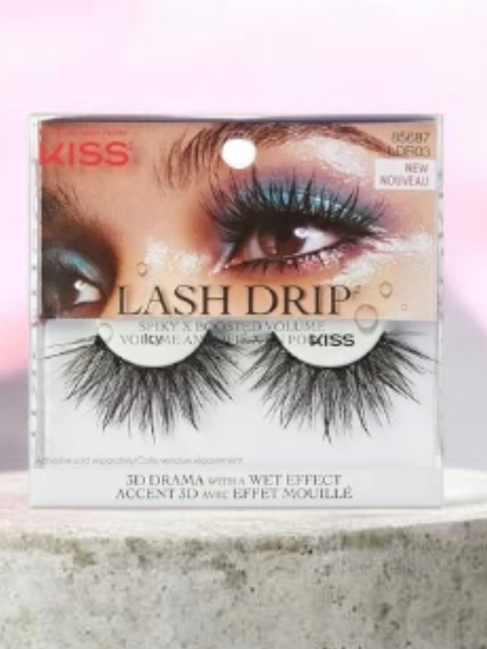 Kiss Lash Drip 3D Dramatic False Lashes - Black
1171
